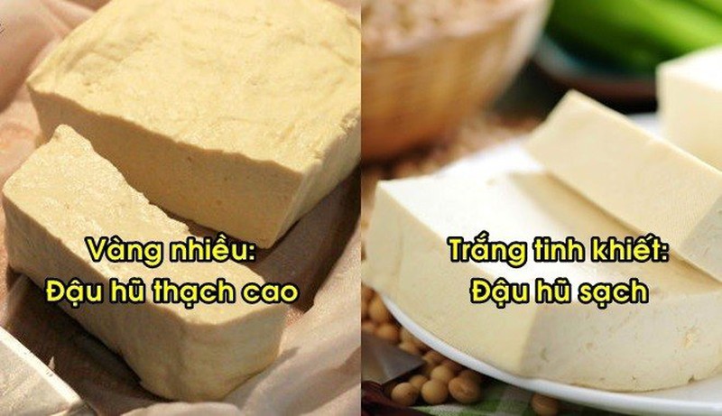 Nhìn 1 điểm biết ngay đậu phụ sạch hay bị tẩm thạch cao