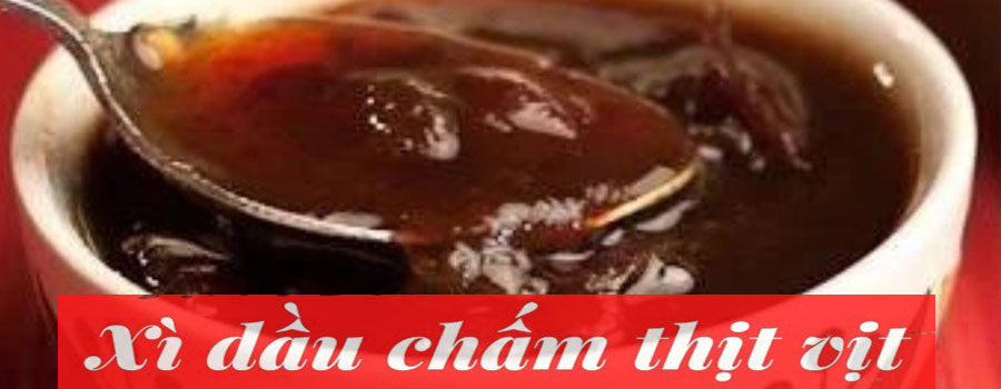 Sốt xì dầu chấm thịt vịt