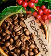 Cà phê Robusta hạt rang mộc (1kg)