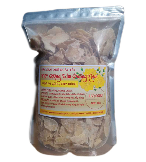 Mứt Gừng Rim - Đặc Sản Quảng Ngãi